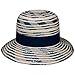Lipodo Tricolour Straw Hat Women Blue-Grey One Size