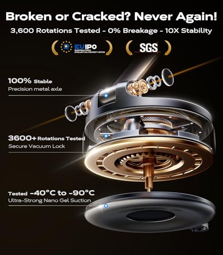 VICSEED 2026 Vacuum Magnetic Car Mount — view 8