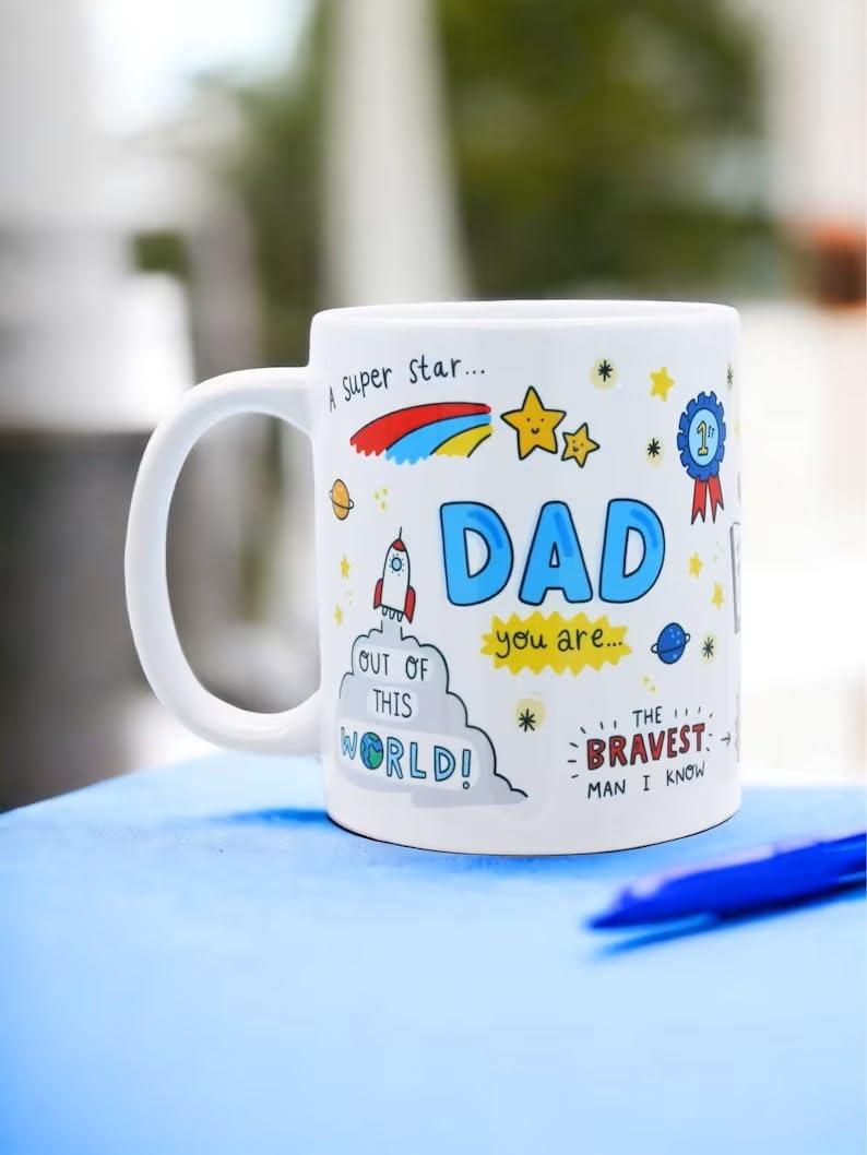 DAYS Dad You are Mug Father’s Gift Birthday Gift for Dad Fathers Christmas  Gifts Funny Dad Coffee Mug from Son Daughter (Dad You are)