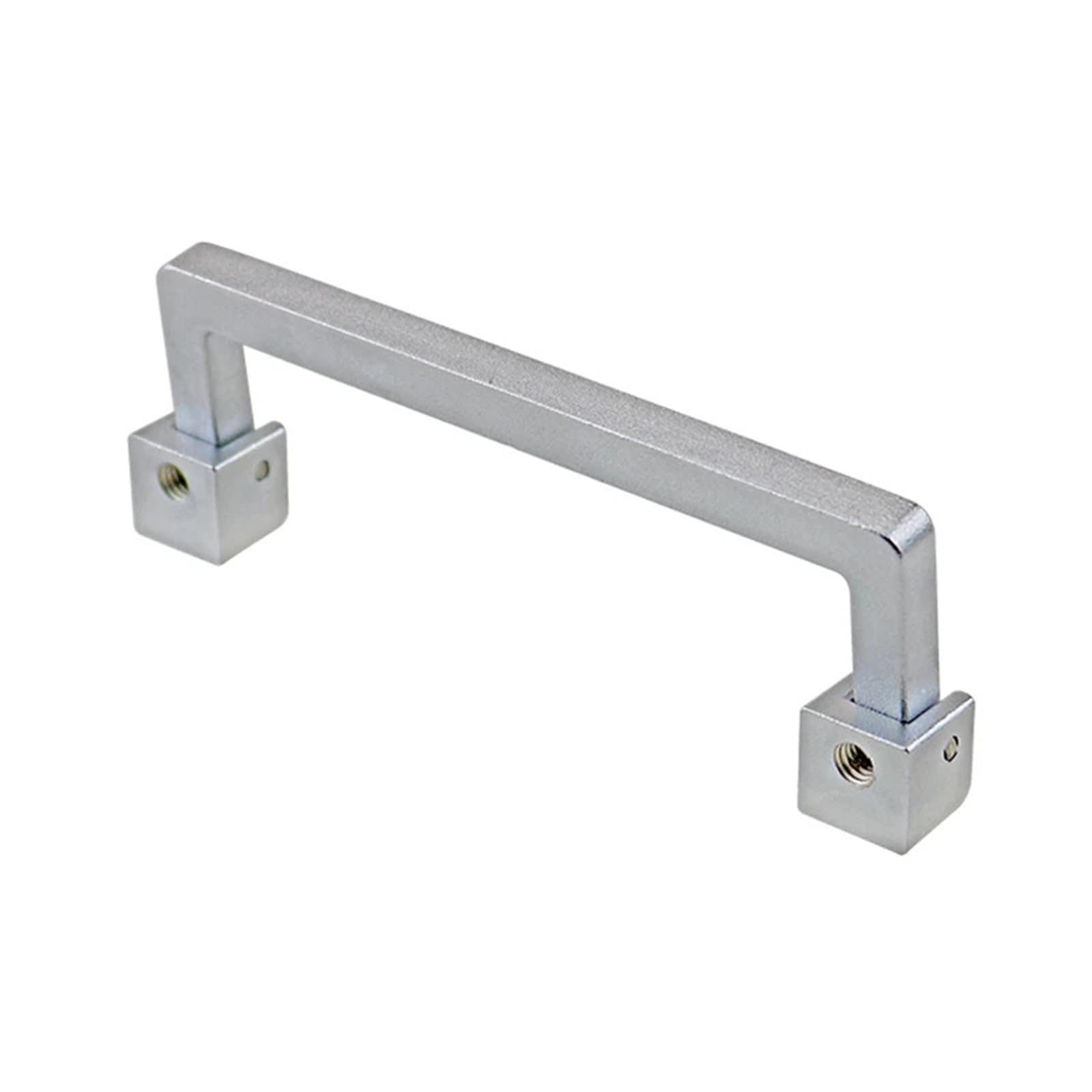 Poignée pliante carrée rotative à 90 degrés en zinc anti-accrochage