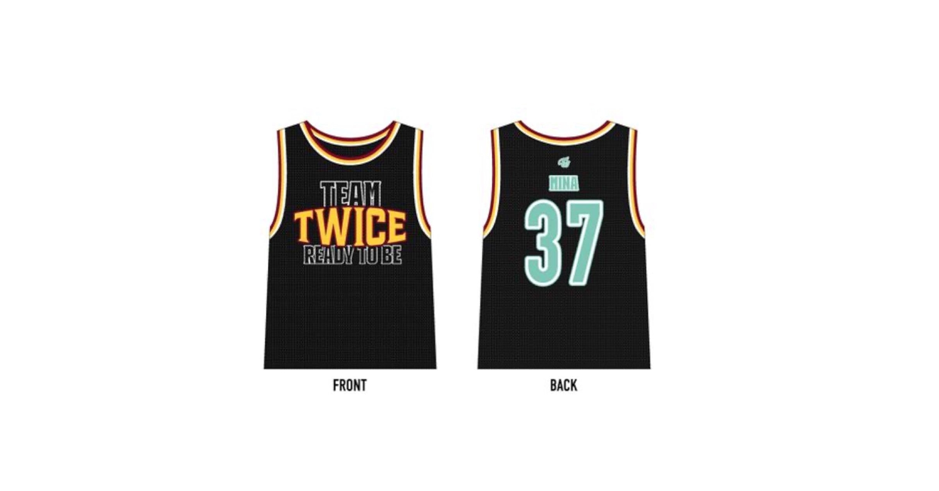 TWICE Mina 37 メッシュユニフォーム TWICE MINA メッシュユニホーム ミナ TWICE メッシュ