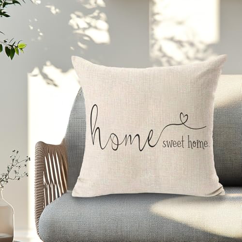 Housse coussin de ferme 45,7 cm aux finitions textiles soignées