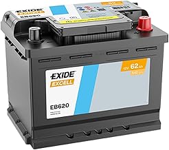 EXIDE Car Battery 62Ah 12V 540A EB620 Excell B13 DIN/ISO L2 Starter Battery
