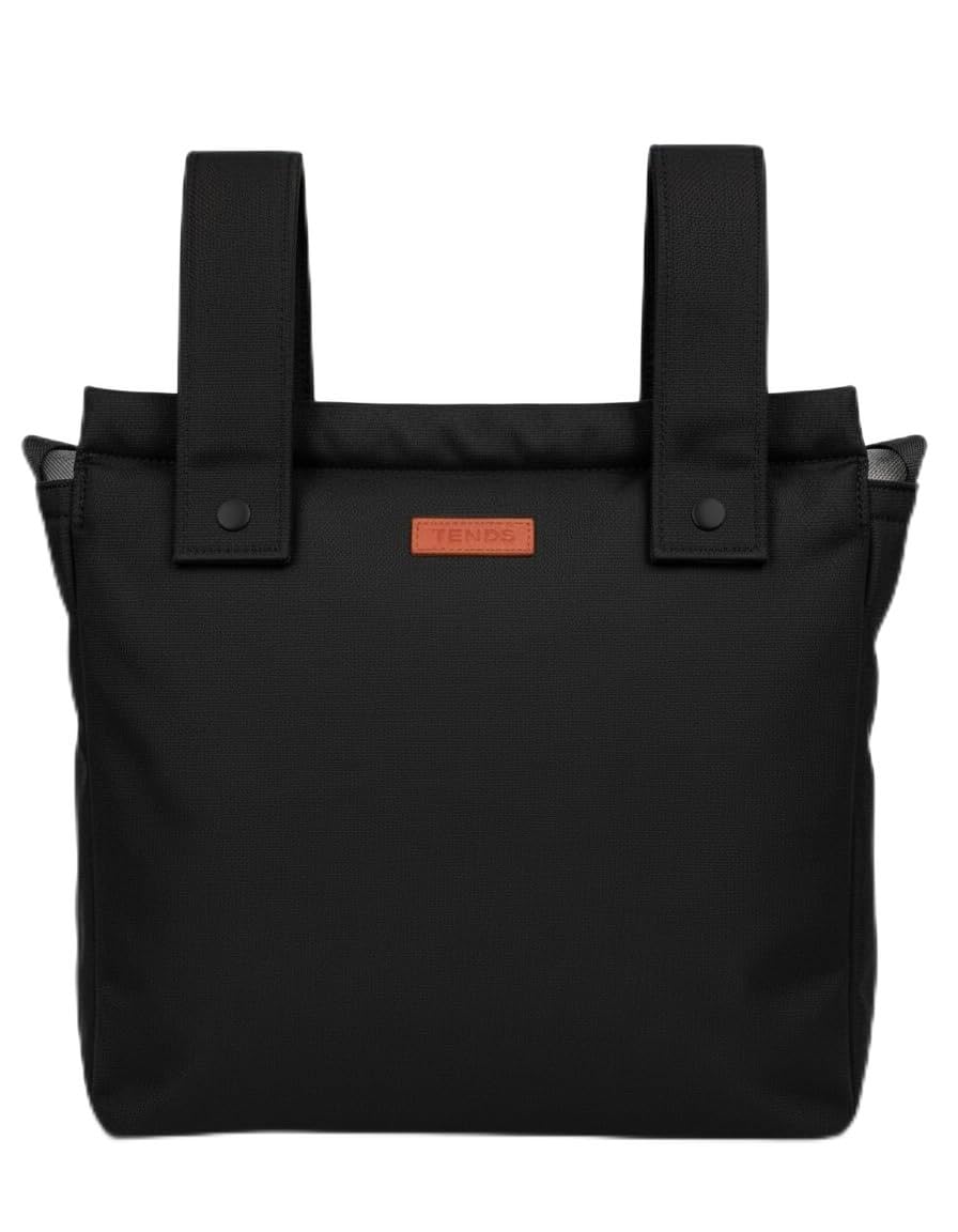 TENDS Kinderwagen Organizer Universal & Multifunktional -Baby und Maternitätsrucksack Features -Buggy Zubehörtasche Reißverschlusstasche und Verstellbarem Schultergurt -Vielseitig für Windeln (Negro)