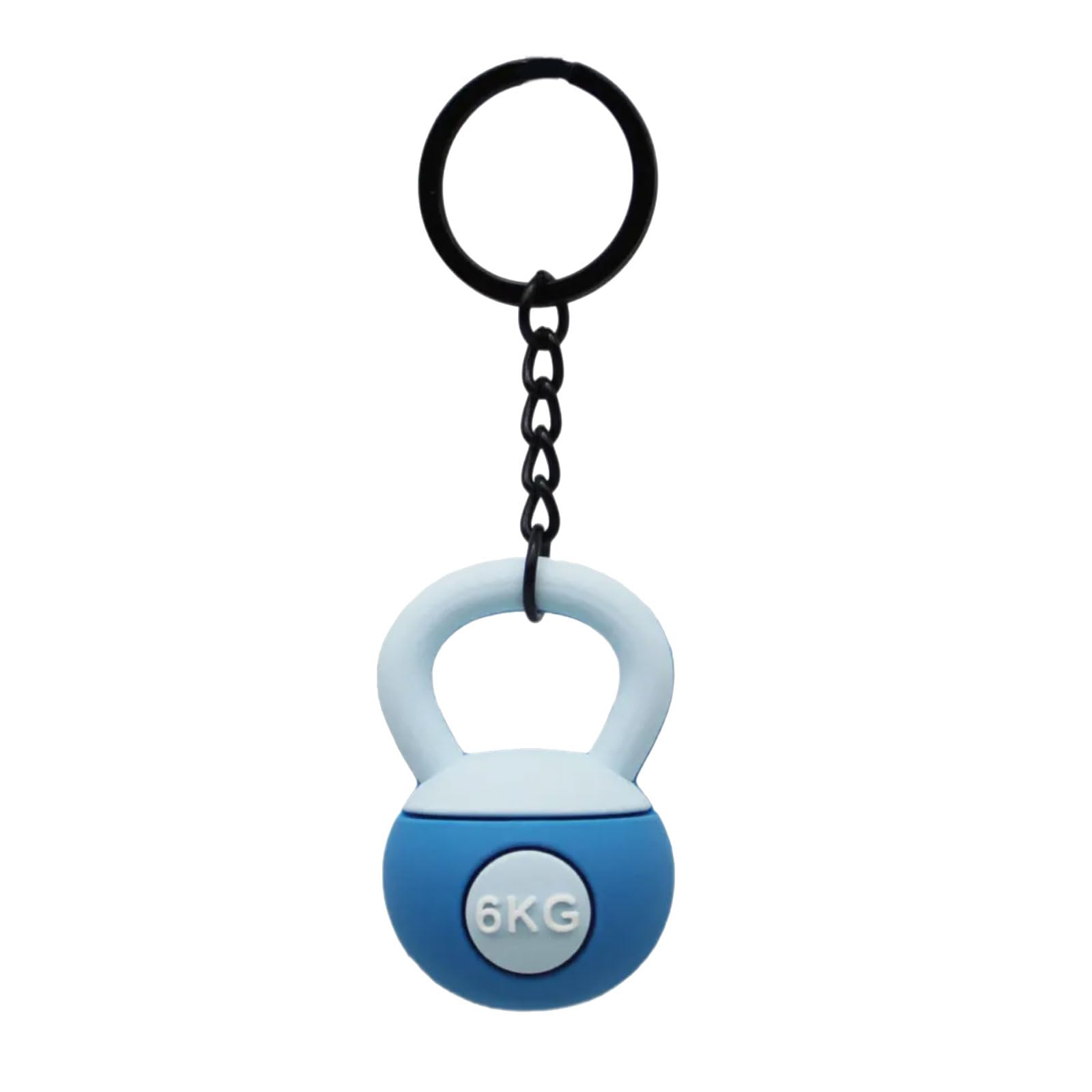 Jojnsha Blue Miniature Kettlebell Keychain Decoration Eye Catching Kettlebell Key Holder Keychain Charm For Fitness Event And Prizes