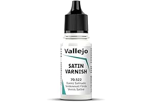 Vallejo Satin Varnish Enhances Acrylic Paintings with a Silky Sheen