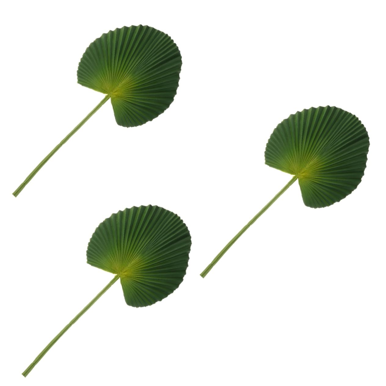Amosfun 3 Pezzi Di Foglie Artificiali Decorare Piante Finte Disposizione Decorazione Verde Pianta Artificiale Decorazione Verde Foglia Di Palma Ornamento Foglia Finta Giungla