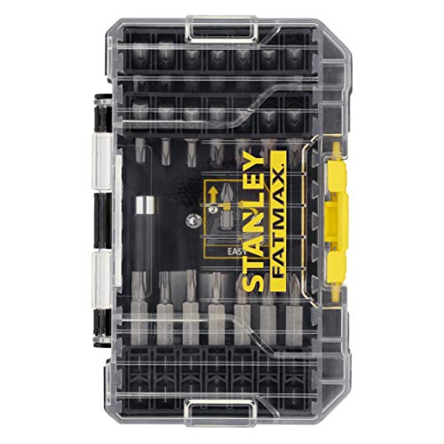 STANLEY STA88560-XJ - Juego de puntas para atornillar estándar STANLEY® FATMAX® de 40 piezas