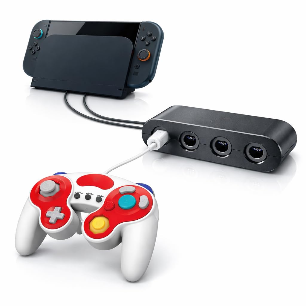 Amazon | 【4人対戦を即実現】GCコントローラー接続タップ Switch1/2