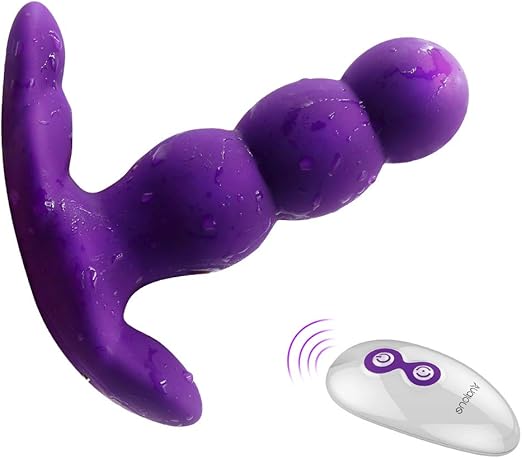 JIELUO - Vibrador anal y próstata giratoria, con mando a ...