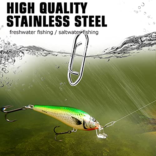 image for AMYSPORTS High Strength Fishing Snap Saltwater Stainless Connector Sna