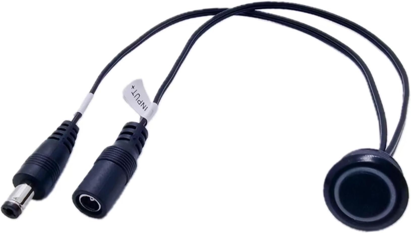 Clearhill 12V 24V Touch Dimmer Switch with Memory Feature, Blue LED Indicator (Black, 17mm-1P)