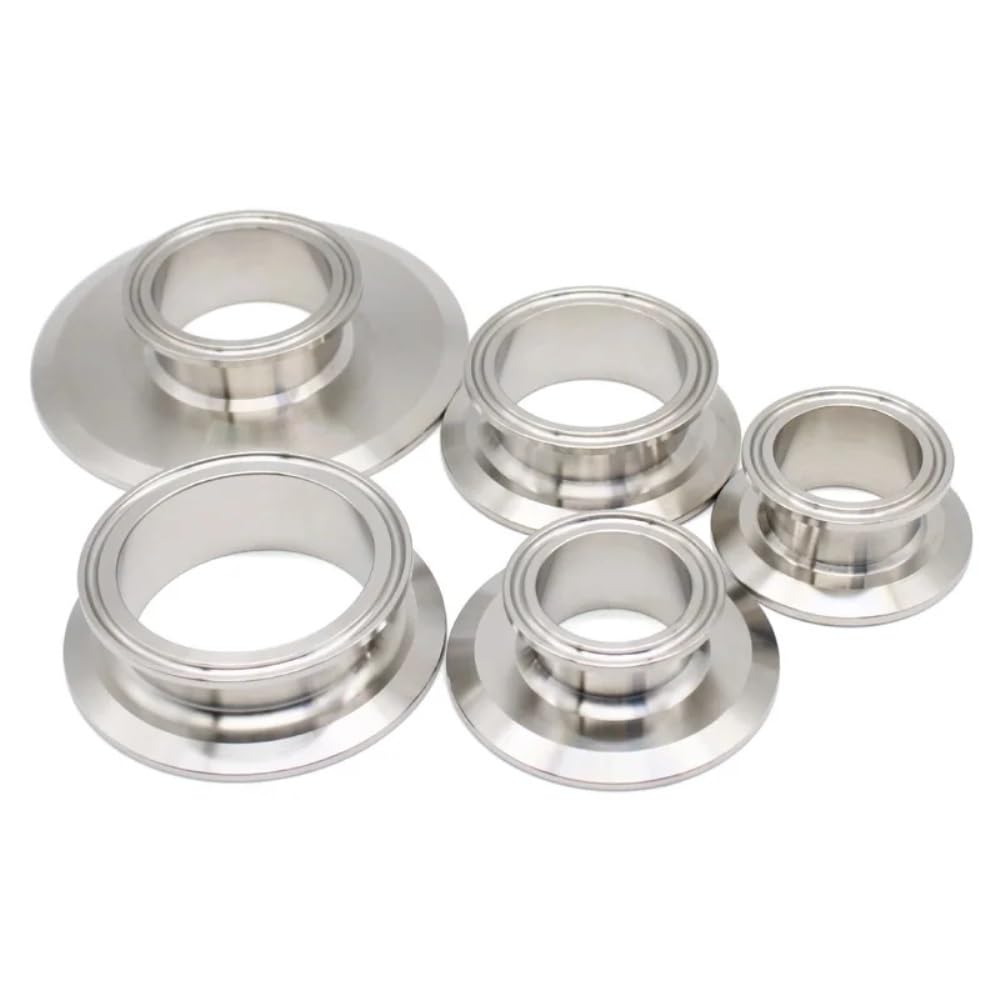 Lmlozz One Color Ss304 Stainless Steel Tri Clamp Reducer End Cap, Sanitary Ferrule Pipe Fitting 1.5"-4" For Homebrew Beer(50.5Mm X 77.5Mm)
