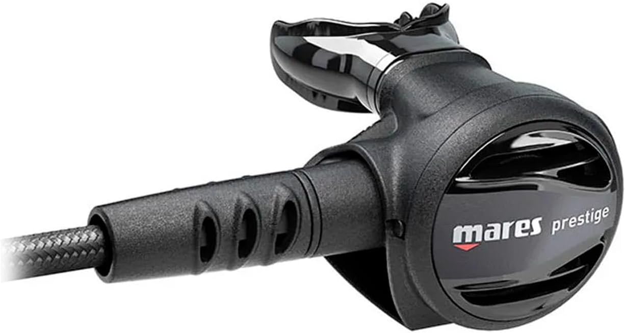 Mares Prestige 15X First Stage, Prestige Second Stage & Octopus Scuba Diving Regulator Package, MRSPKPRGY | Compact Lightweight Underwater Air Delivery System