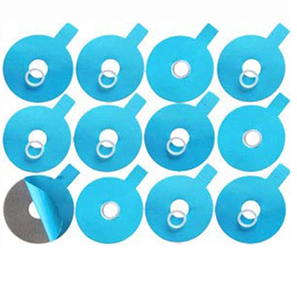 EASTUP Double Sided Adhesive Foam Tape Sticky Pads Seals for Windshield Repair Kit 12 Pieces