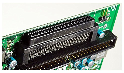 Tarjeta adaptadora SCSI Adaptec ASC-29320-A PCI-X y cable de datos para servidor informático 6