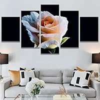 SIGNWIN 5 Panel Canvas Wall Art Flora Snapshot for Home Decorations Ready to Hang - 60