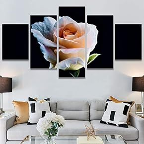 SIGNWIN 5 Panel Canvas Wall Art Flora Snapshot...