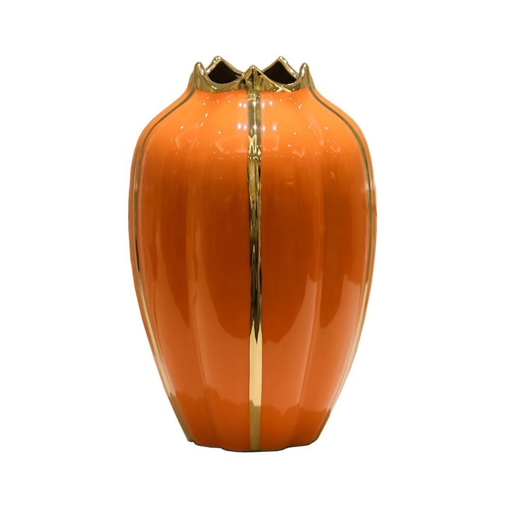 asdchZen Vases Ceramic Vase Ornament Dining Table Dried Flower Flower Arrangement Decoration Home Living Room Tv Cabinet Decoration Flowers Vases