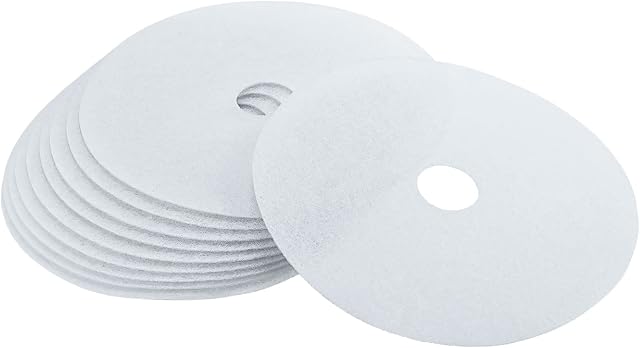 sourcing map Universal Cloth Dryer Exhaust Filter, Cotton 235x37mm White for Clothes Dryer Filter Replacement Pack of 10