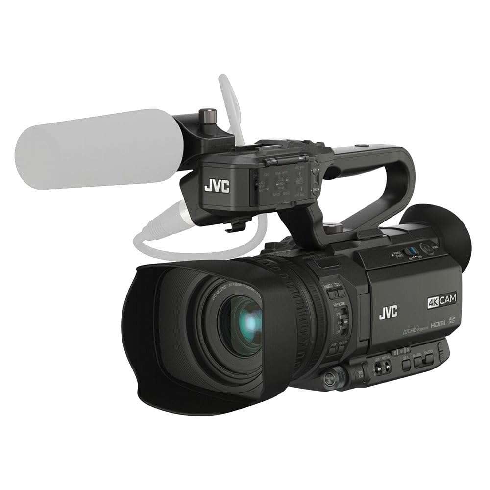 JVC GY-HM180E 12.4MP CMOS 4K Ultra HD Negro Soporte de