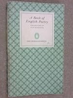 A Book of English Poetry B000S9PKXA Book Cover