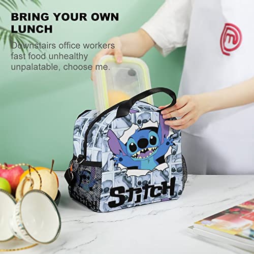 Miwacmao Kawaii Anime Upgraded Portable Thermal Lunch Box Reusable Large-Capacity Portable Tote Bag Lunch Bag For Man And Women #TOP7