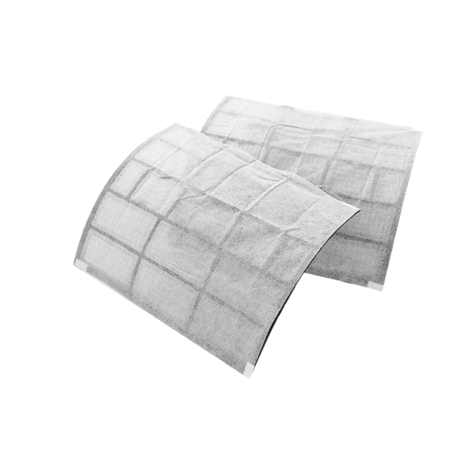 Techauto One Color Tcf-80Pcs Air Conditioning Filters Wind Cover Self-Adhesion Cuttable Air Conditioner Purifying Filter Net 40X35cm