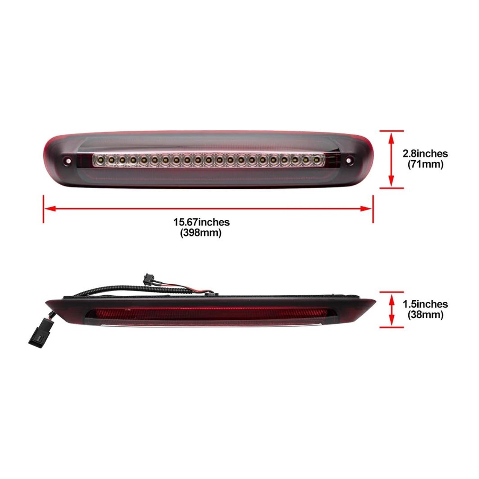 POUR 2007-13 CHEVY Silverado GMC Sierra 1500 2500 3500 DEL Troisième - Foto 5