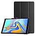 Price comparison product image FINTIE SlimShell Case for Samsung Galaxy Tab A 10.5 2018 Model SM-T590/T595, Super Thin Lightweight Stand Cover with Auto Sleep/Wake Feature, Black