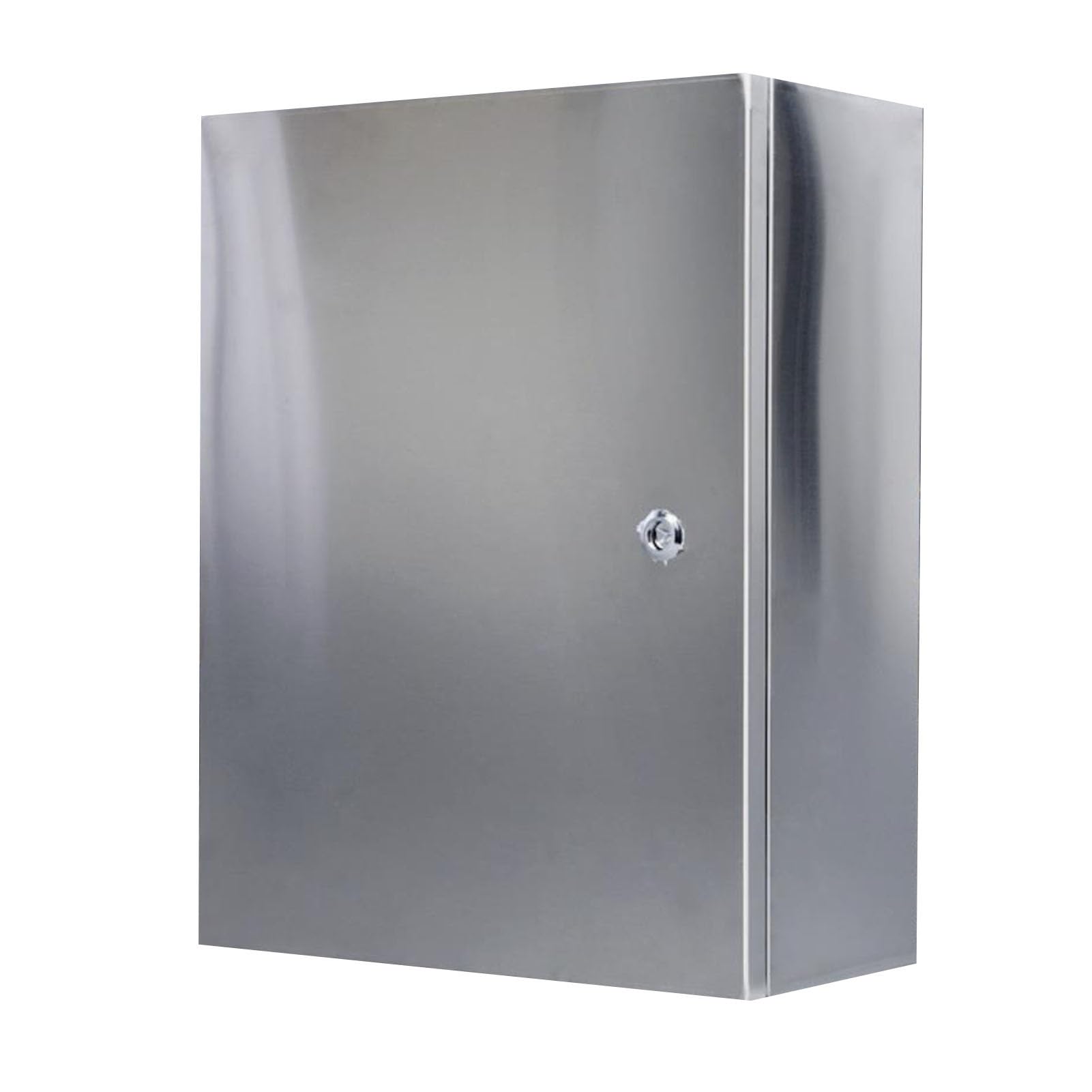 Wetterfester Schaltkasten, Edelstahl-Anschlusskasten, wasserdichter Metall-Verteilerkasten zur Wandmontage, Größe 600 x 500 x 180 mm, ideal für Außenanwendungen