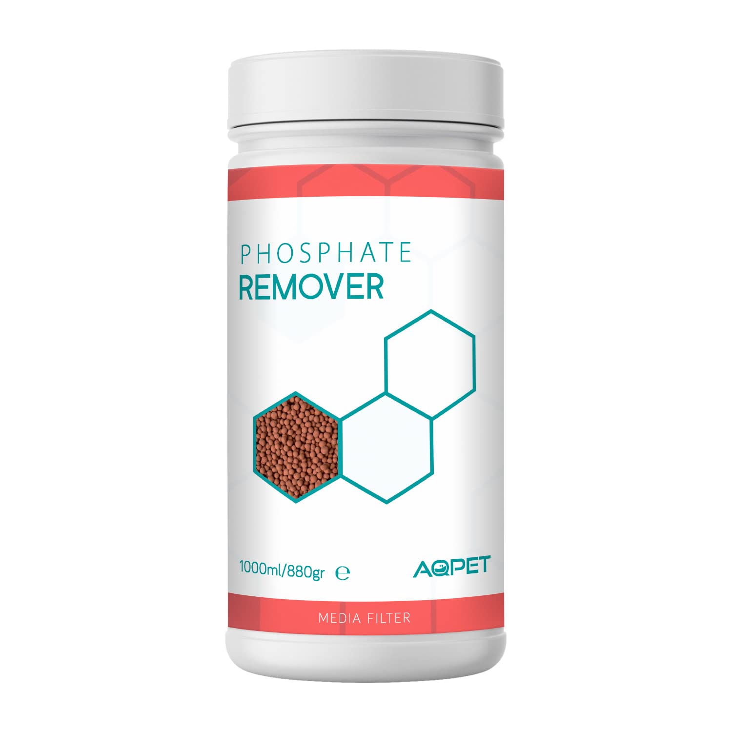 AQPET Phosphate Remover résine anti phosphates pour un aquarium propre et transparent 1000 ML