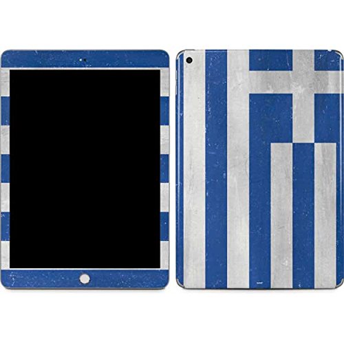 Skinit Decal Tablet Skin Compatible with iPad 9.7in (2018) - Originally Designed Greece Flag Distressed Design