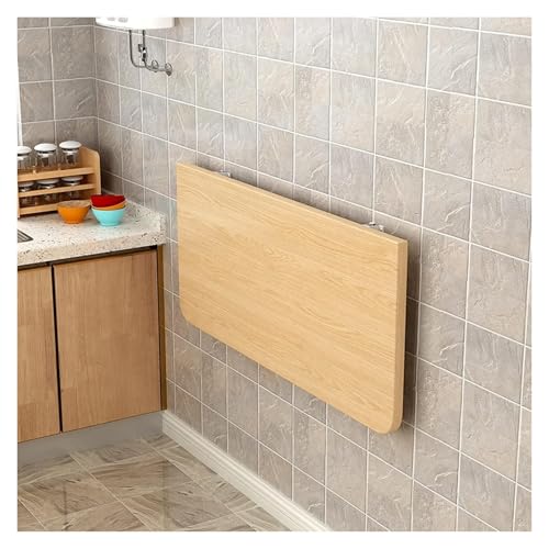 Table de bar murale pliable en bois compacte pour cuisine