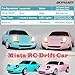 Skymaker 1/18 RC Drift Car with 3 Batteries Mazda MX-5 Miata 2.4GHz LDRC 1804 RWD Drifting Adults with ESP Gyro Pop-up Light (Blue)