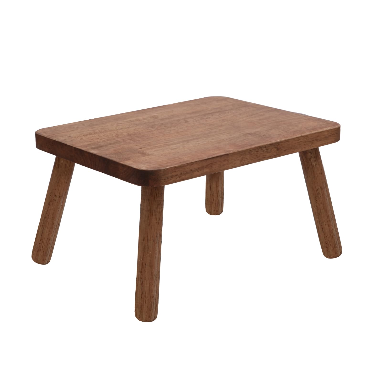 Sgabello in legno, 22,4 cm, sgabello con un gradino per cucina, camera da letto, bagno