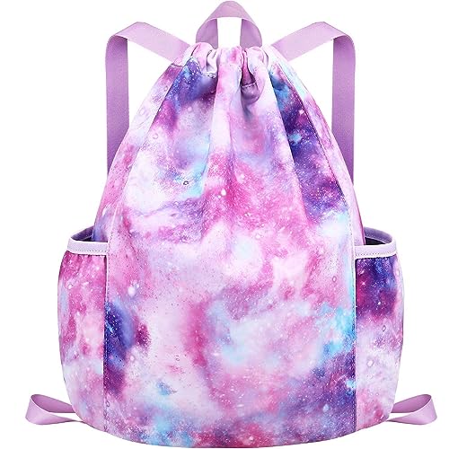 Sac à dos à cordon pour enfants en toile lavable pour la gym