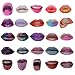 Party Photo Booth Props, Coxeer 40Pcs Funny Mouth Lips Photo Booth Prop with Stick Selfie Props Accessories for Birthday Wedding Graduation Party and Halloween&Christmas Party