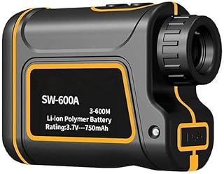 Jrechio Rechargeable Golf Rangefinder 1094 Yards/1000 Meter Distance 7X Laser Measurement Range Finder Flag Lock with Distance/Speed/Angle Measurement Slope Scan Black zhengzilu