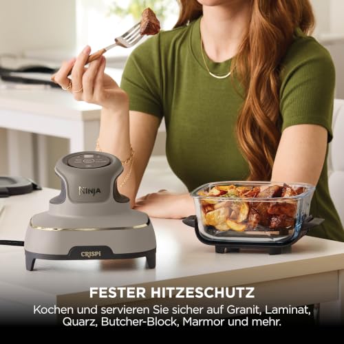 Ninja CRISPi tragbare Heißluftfritteuse, 3,8 l, 4-in-1, 1700 W, Stone Gold – Ansicht 9