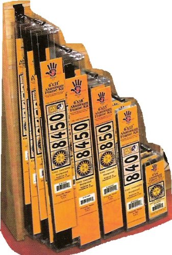 6" X 6" Custom-Made Frame Kit For Earthtones Ceramic Designer & Address Tiles #TOP2