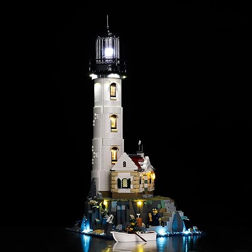 Miniatura 5 de Kyglaring Kit de iluminación LED (sin modelo) diseñado para Lego Home Ideas Motorizado Lighthouse 21335 Model Building Set - sin juego de Lego