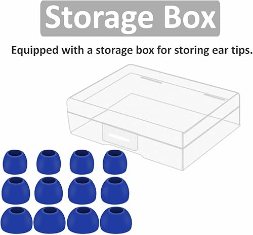 Miniatura 9 de 6 pares de almohadillas de silicona de repuesto compatibles con Beats Studio BudsFit Pro, SML 3 tamaños de auriculares, cubierta de gel de goma