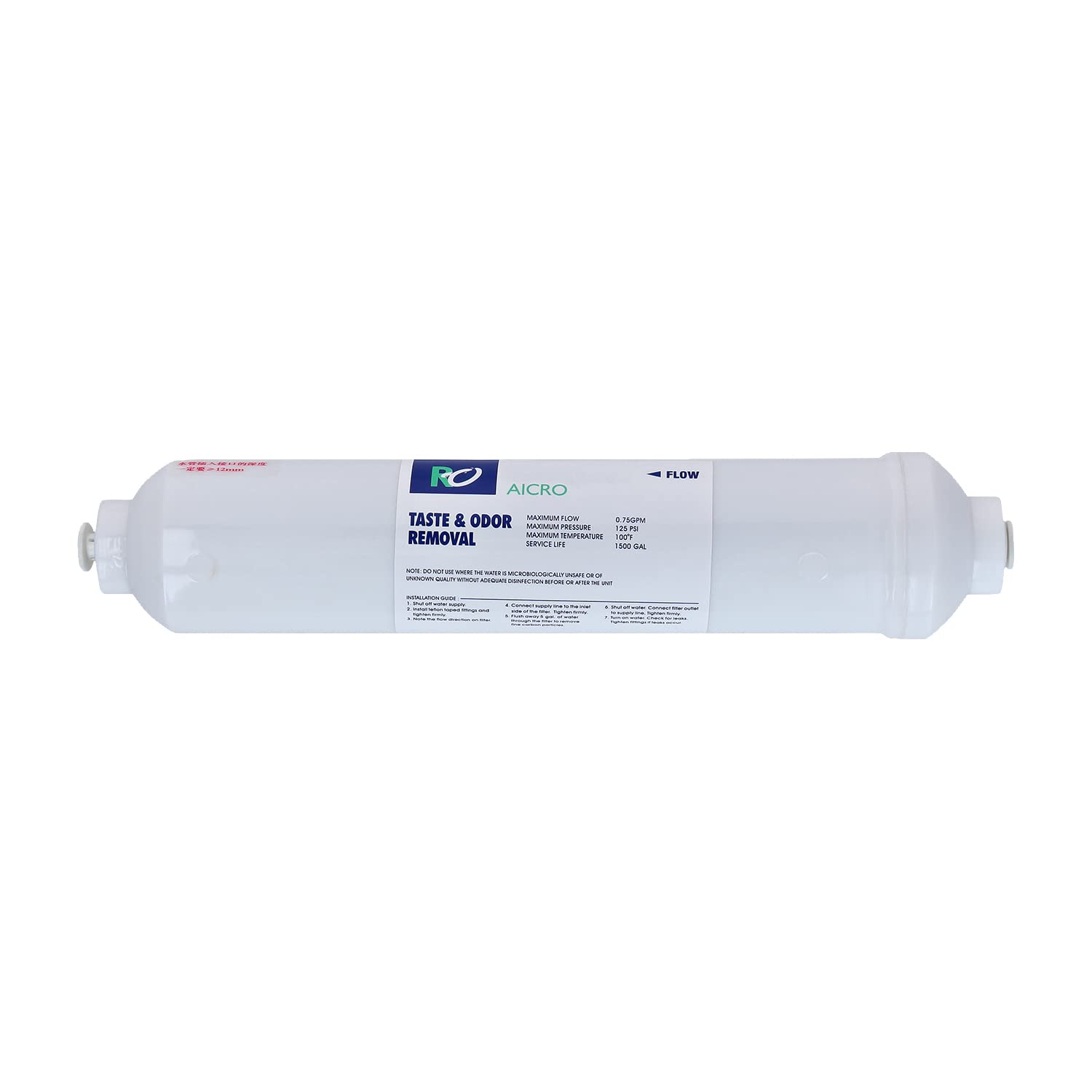 Haier HAWFILT41 Waterfilter voor koelkasten, eenvoudig te installeren en te vervangen, compatibel met geselecteerde Haier koelkasten met Franse deur