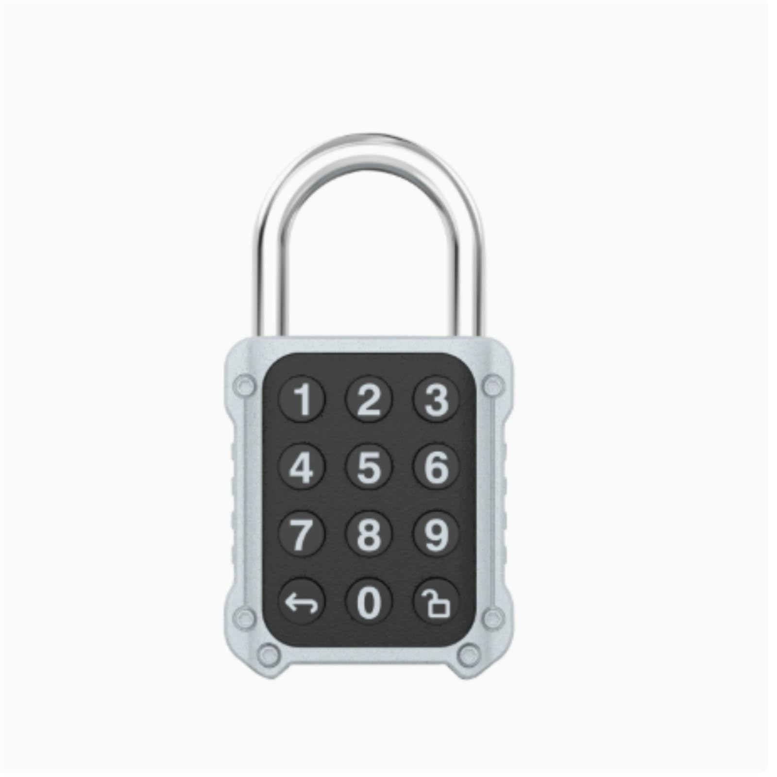 Combination Lock, Locker Lock & Gym Locker Lock with TUYA App, High-Security, IP67 Rated, Zinc Alloy Anti-Corrosion smart Door Lock(White app+Password)