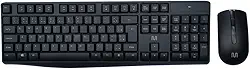Kit Teclado e Mouse Sem Fio Slim Conexão USB + Pilhas inclusas Multi - TC270