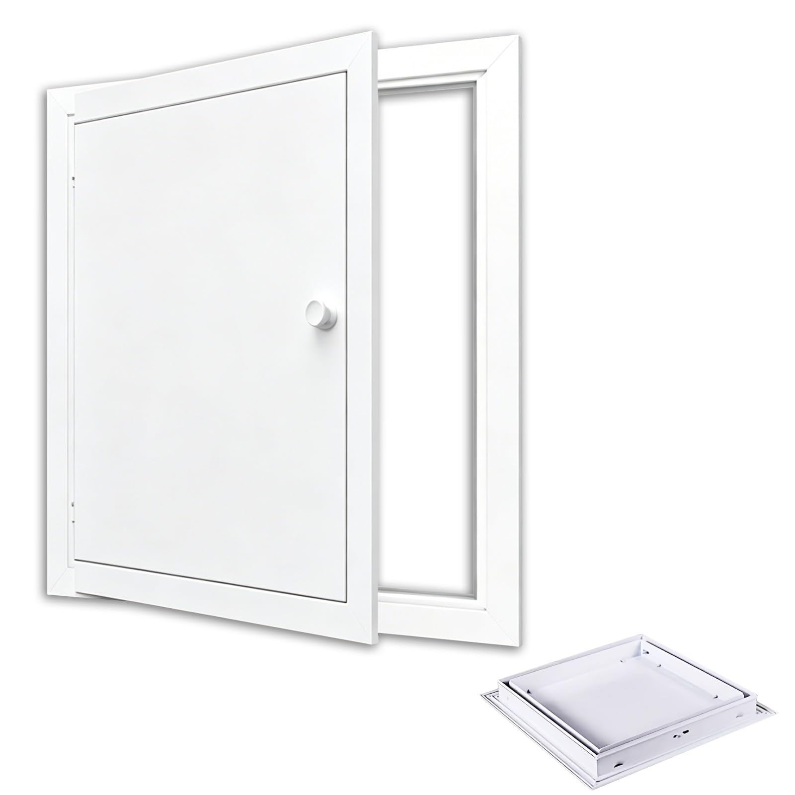 Aluminum Drywall Access Panel, Wall Access Door with Handle for Plumbing, HVAC and Electrical Maintenance(30x30cm/12x12in)