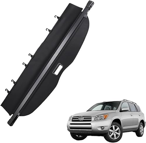 Compatible con Toyota RAV4 2006-2013 - Cubierta de carga retráctil para maletero, protección de privacidad, accesorios para automóviles (aspecto de