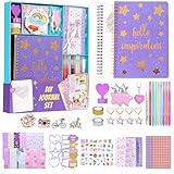 Diario Mágico de Unicornio para niñas baja de precio LISAPRO Kit de Diario para Niñas, Diario para Adolescentes, Kit de Diario de Bricolaje para Niñas, con Cuaderno,...