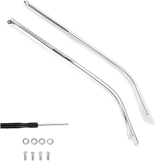 Glasses Replacement Temple, Eyeglass Arms Legs, Glasses Repair Kit Eyeglasses Replacement with Screws,Screwdriver
